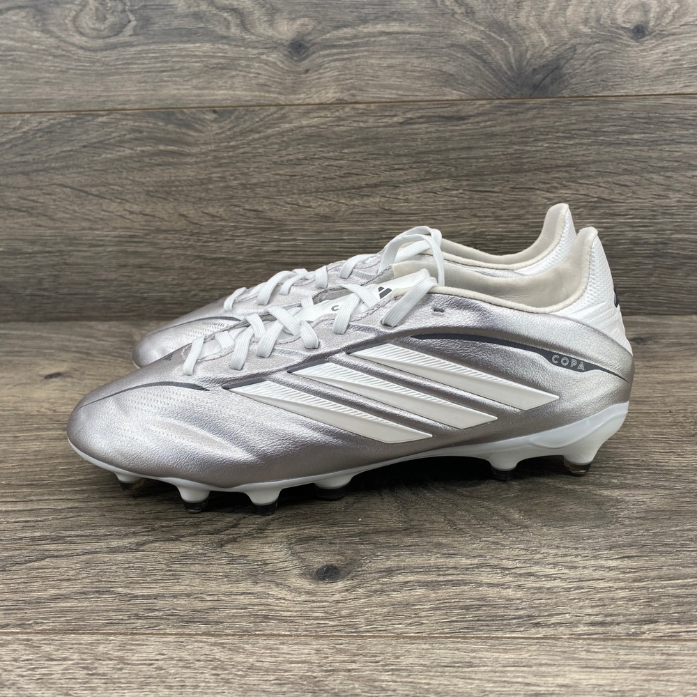 Adidas Copa Pure IV Pro FG Soccer Cleats Mens 4.5 Womens 5.5 Silver White Cleats